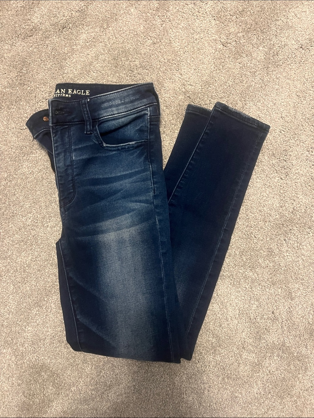 American Eagle Outfitters Women's Skinny Jeans - Dark Indigo